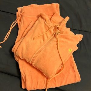 Vintage Lilly velour two piece jumpsuit